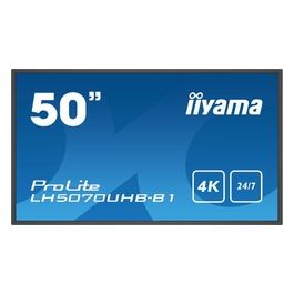 LH5070UHB-B1 Visualizzatore di Messaggi Pannello Piatto per Segnaletica Digitale 49.5" Va 700 Cd/m² 4k Ultra Hd Nero Processore Integrato Android 9.0 24/7