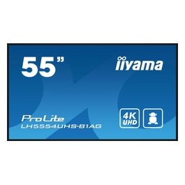LH5554UHS-B1AG Visualizzatore di Messaggi Pannello Piatto per Segnaletica Digitale 54.6" Lcd Wi-fi 500 Cd/m² 4k Ultra Hd Nero Processore Integrato Android 11 24/7