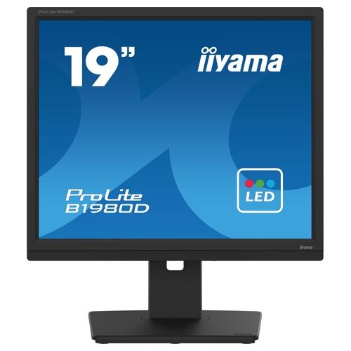 Iiyama ProLite B1980D-B5 Monitor PC 19" 1280x1024 Pixel SXGA LCD Nero