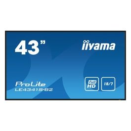 ProLite LE4341S-BB2 43" Display Lcd Retroilluminato a Led Segnaletica Digitale 1080p (Full Hd) 1920x1080 Base Nera con Finitura Lucida