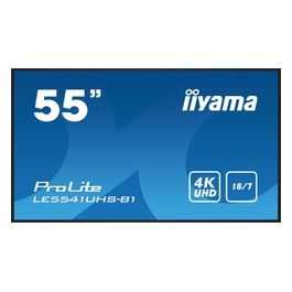 ProLite LE5541UHS Display 55" 16:9 4K 18/7 IPS 3840 x 2160 8ms HDMI VGA RCA LAN RS232 USB Nero