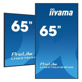 ProLite LH6575UHS-B1AG 65" Categoria Diagonale Display LCD Retroilluminato a LED Segnaletica Digitale con Lettore Multimediale Integrato SDM Slot PC 4K UHD (2160p) 3840 x 2160 Lunetta di Colore Nero