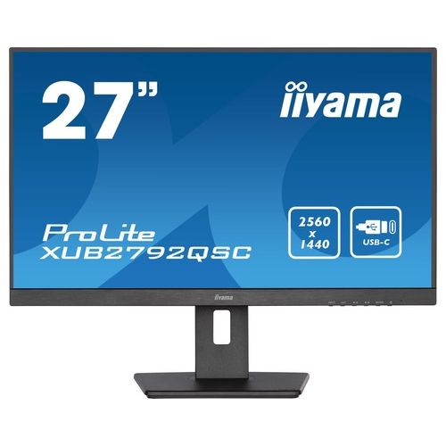 Iiyama ProLite Monitor PC 27" 2560x1440 Pixel Wide Quad HD LED Nero
