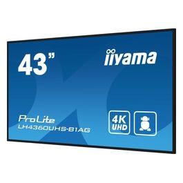 Iiyama Prolite Pannello Digitale 42.5" Led Wi-fi 500 Cd/m² 4k Ultra Hd Nero Processore Integrato Android 11 24/7