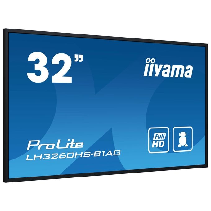Iiyama Prolite Pannello Digitale 31.5'' Led Wi-fi 500 Cd-m² Full Hd Nero Processore Integrato Android 11 24-7