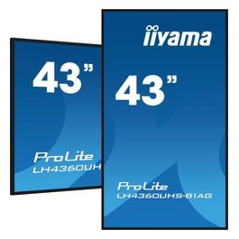 Prolite Pannello Digitale 42.5" Led Wi-fi 500 Cd/m² 4k Ultra Hd Nero Processore Integrato Android 11 24/7