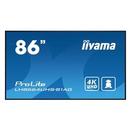 PROLITE Pannello Digitale 86" Led Wi-fi 500 Cd/m² 4k Ultra Hd Nero Processore Integrato Android 11 24/7