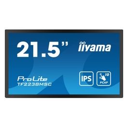 PROLITE Pannello A Digitale 22" LED 600 cd/m² Full HD Nero Touch Screen