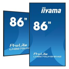 ProLite Pannello Piatto per Segnaletica Digitale 85.6" LCD Wi-Fi 500 cd/m² 4K Ultra HD Nero Processore Integrato Android 11 24/7