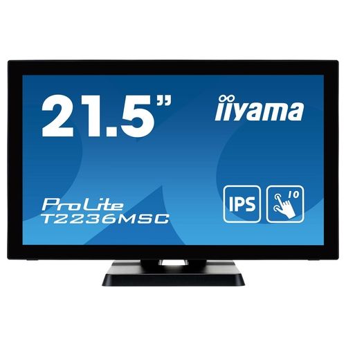 Iiyama ProLite T2236MSC-B3 Monitor a Led 21.5" Touchscreen 1920x1080 Full Hd Nero Opaco