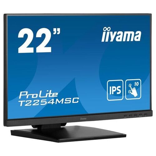 Iiyama ProLite T2254MSC-B1AG Monitor PC 21.5" 1920x1080 Pixel Full HD LED Touch Screen Nero