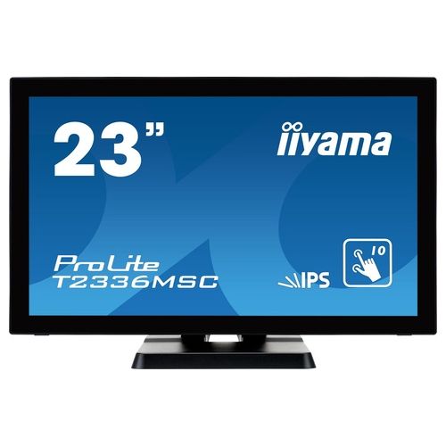 iiyama ProLite Monitor 23" T2336MSC Projected Capacitive 1920 x 1080 Pixel Full HD Tempo di risposta 5 ms 
