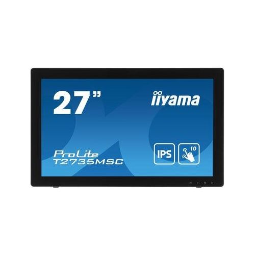Iiyama ProLite T2735MSC-B3 Monitor Pc 27" 1920x1080 Pixel Full Hd Led Touch Screen Nero