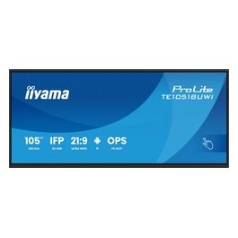 Prolite TE10518UWI-B1AG Pannello A Digitale 108" Led Wi-fi 450 Cd/m² 5k Ultra Hd Nero Touch Screen Processore Integrato Android 24/7
