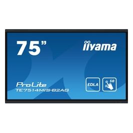 PROLITE TE7514MIS-B2AG Pannello Piatto per Segnaletica Digitale 75" Lcd Wi-fi 435 Cd/m² 4k Ultra Hd Nero Touch Screen Processore Integrato Android 24/7