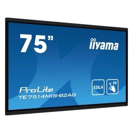 PROLITE TE7514MIS-B2AG Pannello Piatto per Segnaletica Digitale 75" Lcd Wi-fi 435 Cd/m² 4k Ultra Hd Nero Touch Screen Processore Integrato Android 24/7
