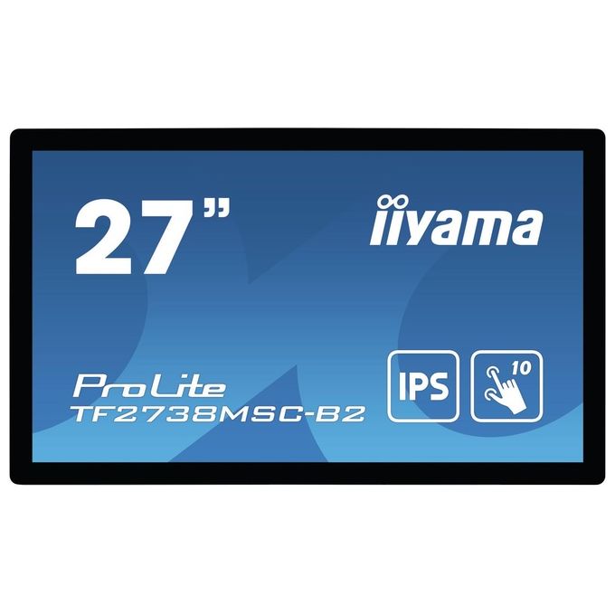 Image of Iiyama ProLite TF2738MSC-B Monitor Touch Screen 27'' 1920x1080 Pixel Multi-Touch Multi Utente Nero