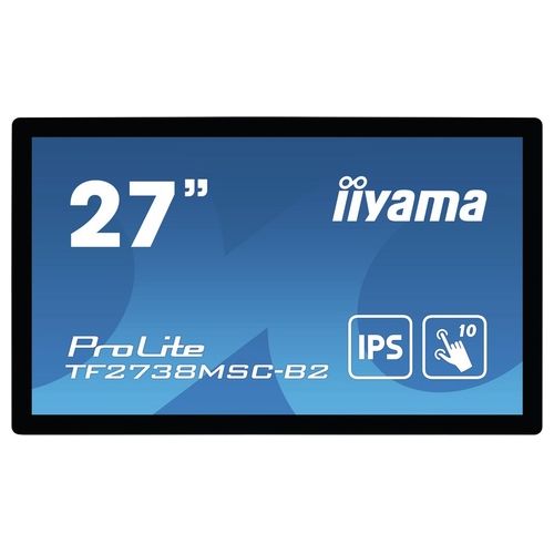Iiyama ProLite TF2738MSC-B Monitor Touch Screen 27" 1920x1080 Pixel Multi-Touch Multi Utente Nero