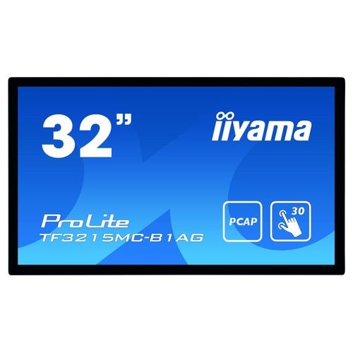 Iiyama ProLite TF3215MC-B1AG Monitor Pc 32" 1920x1080 Pixel Full Hd Led Touch Screen Chiosco Nero