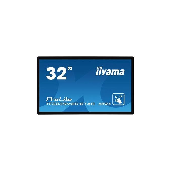 Iiyama ProLite TF3239MSC-B1AG Monitor Touch Screen 31.5'' 1920x1080 Pixel Multi-Touch Multi Utente Nero