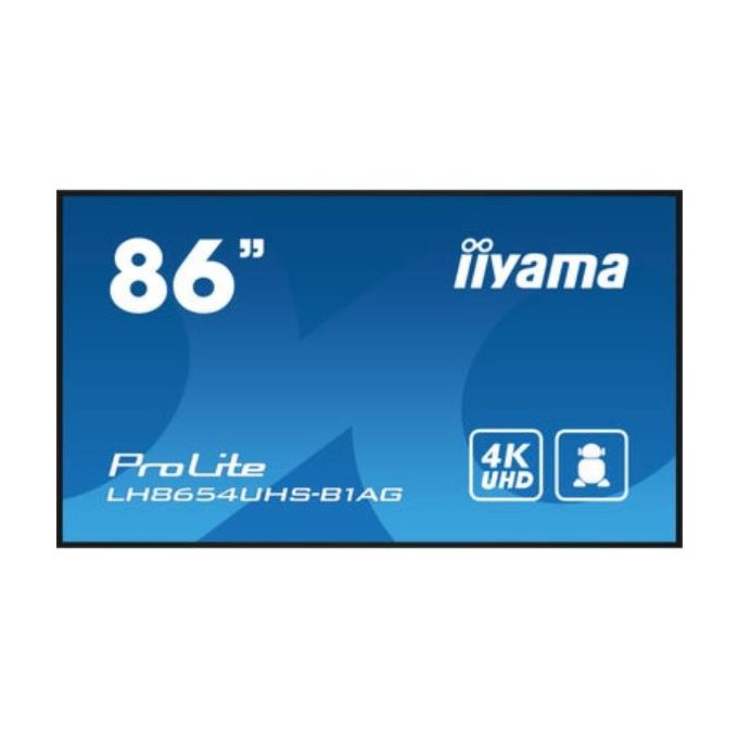 Iiyama ProLite To Be Updated 85.6'' 3840x2160 Pixel 4k Ultra Hd Led Nero