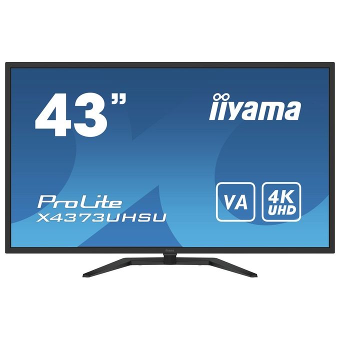 Image of Iiyama ProLite X4373UHSU-B1 Monitor Pc 42.5'' 3840x2160 Pixel 4k Ultra Hd Nero