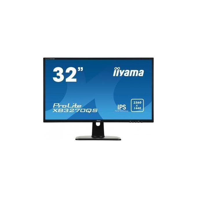 IIYAMA Monitor 31.5'' LED IPS ProLite XB3270QS-B1 2560x1440 Wide Quad HD Tempo di Risposta 4 ms