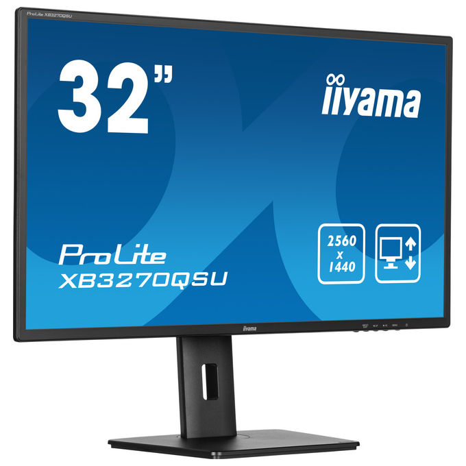 Iiyama XB3270QSU-B1 Monitor PC 31,5" Quad HD IPS 100 Hz (Nero)