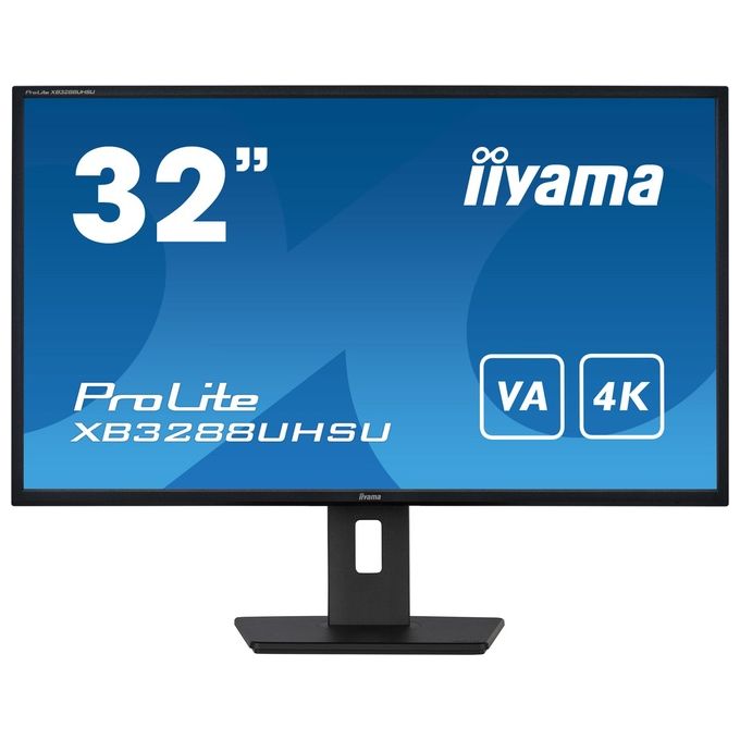Image of Iiyama ProLite XB3288UHSU-B5 Monitor PC 31.5'' 3840x2160 Pixel 4K Ultra HD LCD Nero