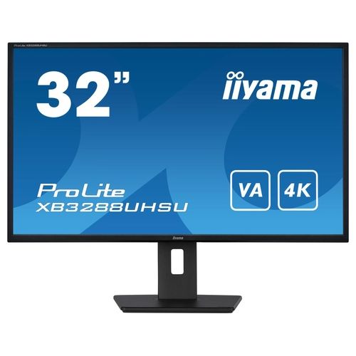 Iiyama ProLite XB3288UHSU-B5 Monitor PC 31.5" 3840x2160 Pixel 4K Ultra HD LCD Nero