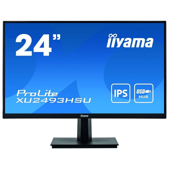 IIYAMA Monitor 23.8'' LED IPS XU2493HSU-B1 1920x1080 Full HD Tempo di Risposta 4 ms