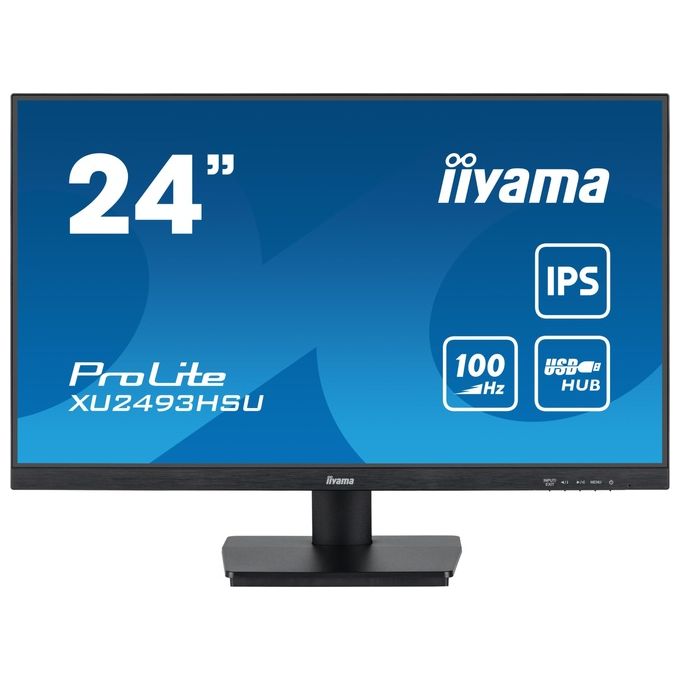 Iiyama ProLite XU2493HSU-B6 Monitor PC 24'' 1920x1080 Pixel Full HD LED Nero Opaco