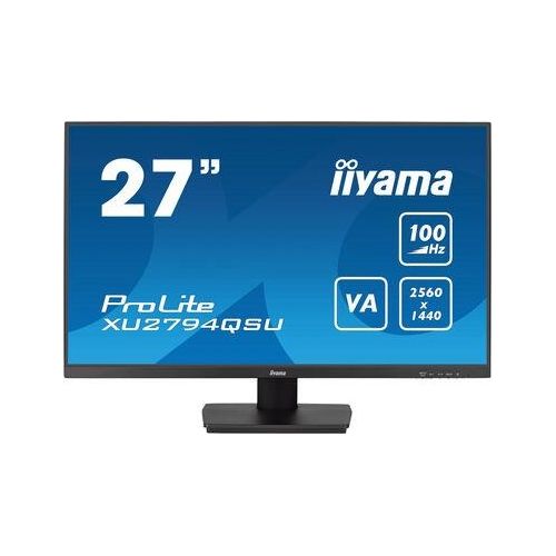 Iiyama ProLite XU2794QSU-B6 Monitor PC 27" 2560x1440 Pixel Wide Quad HD LCD Nero