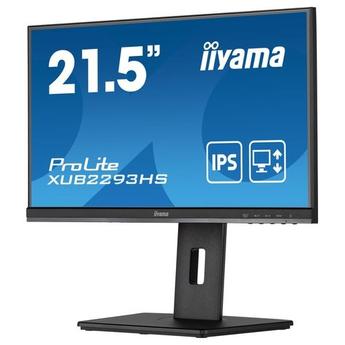 Iiyama ProLite XUB2293HS-B5 Monitor PC 21.5" 1920x1080 Pixel Full HD LED Nero