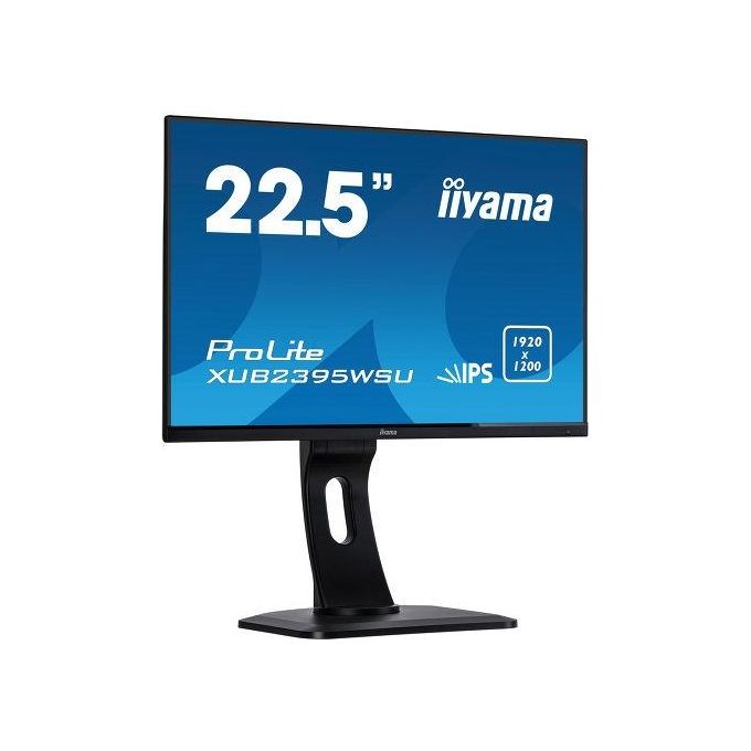 IIYAMA Monitor 22.5'' LED IPS ProLite XUB2395WSU-B1 1920x1200 WUXGA Tempo di Risposta 4 ms