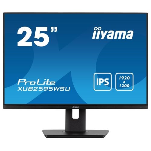 Iiyama ProLite XUB2595WSU-B5 Monitor PC 25" 1920x1200 Pixel WUXGA LED Nero