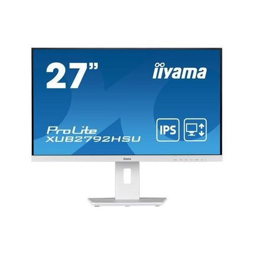 Iiyama ProLite XUB2792HSU-W5 LED Display 27" 1920x1080 Pixel Full Hd Bianco