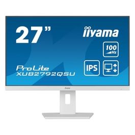 Iiyama ProLite XUB2792QSU-W6 Monitor PC 27" 2560x1440 Pixel Wide Quad HD LED Bianco