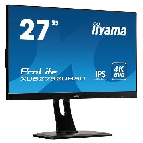 IIYAMA Monitor 27" LED XUB2792UHSU 3840x2160 4K Ultra HD Tempo di Risposta 4 ms