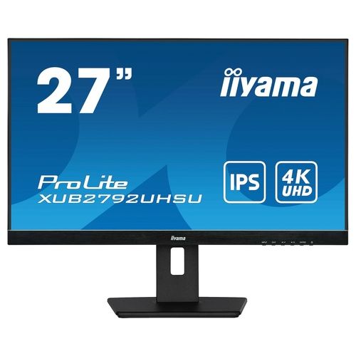 Iiyama ProLite XUB2792UHSU-B5 Monitor Pc 27" 3840x2160 Pixel 4k Ultra Hd Led Nero