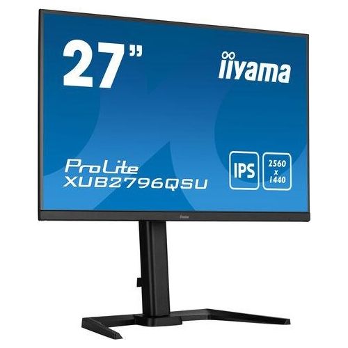 Iiyama ProLite XUB2796QSU-B5 Monitor Pc 27" 2560x1440 Pixel Wide Quad Hd Led Nero
