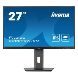 ProLite XUB2797HSN-B2 Monitor LED 27" 1920 x 1080 Full HD (1080p) @ 100 Hz IPS 300 cd/m² 1000:1 1 ms HDMI DisplayPort USB-C altoparlanti opaco nero
