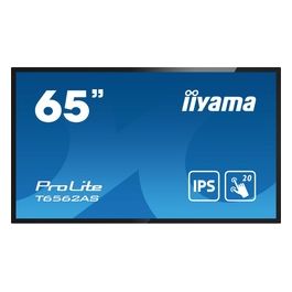 T6562AS-B1 Visualizzatore di Messaggi Pannello Piatto Interattivo 64.5" Ips 500 Cd/m² 4k Ultra Hd Nero Touch Screen Processore Integrato Android 8.0 24/7