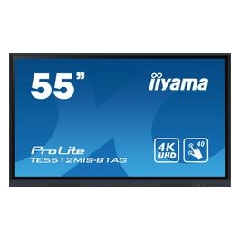 TE5512MIS-B1AG Visualizzatore di Messaggi Pannello Piatto per Segnaletica Digitale 55" Led Wi-fi 400 Cd/m² 4k Ultra Hd Nero Touch Screen Processore Integrato Android 11 16/7