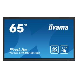 TE6514MIS-B1AG Visualizzatore di Messaggi Pannello Piatto Interattivo 65" Lcd Wi-fi 435 Cd/m² 4k Ultra Hd Nero Touch Screen Processore Integrato Android 24/7