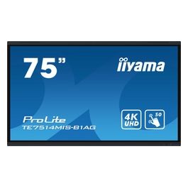TE7514MIS-B1AG Visualizzatore di Messaggi Pannello Piatto Interattivo 75" Lcd Wi-fi 435 Cd/m² 4k Ultra Hd Nero Touch Screen Processore Integrato Android 24/7