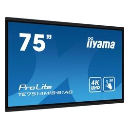 TE7514MIS-B1AG Visualizzatore di Messaggi Pannello Piatto Interattivo 75" Lcd Wi-fi 435 Cd/m² 4k Ultra Hd Nero Touch Screen Processore Integrato Android 24/7