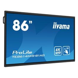 TE8614MIS-B1AG Visualizzatore di Messaggi Pannello Piatto Interattivo 85.6" Lcd Wi-fi 435 Cd/m² 4k Ultra Hd Nero Touch Screen Processore Integrato Android 24/7