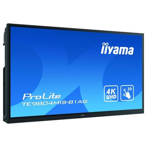 Iiyama TE9804MIS-B1AG Lavagna Interattiva 98" 3840x2160 Pixel Touch Screen Nero