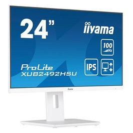 Iiyama XUB2492HSU-W6 Monitor PC 23.8" 1920x1080 Pixel Full HD LED Bianco